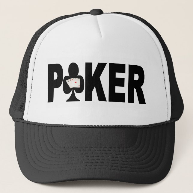 Las Vegas POKER Player Lucky Cap (Front)