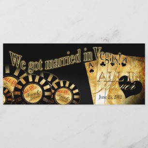 Las Vegas Reception (contact me to personalize 4u) Invitation