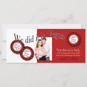 Las Vegas Reception (contact me to personalize 4u) Invitation