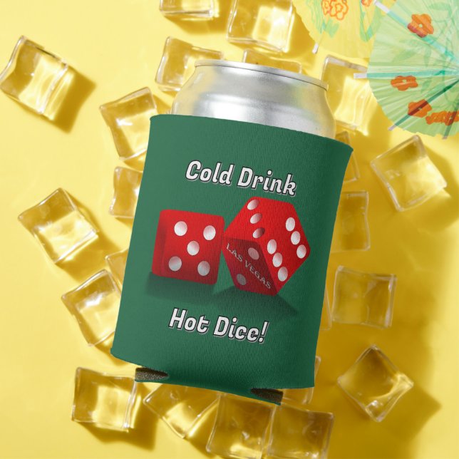 Las Vegas Red Dice Can Cooler (In Situ Summer)