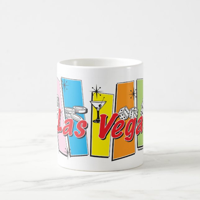 Las Vegas Retro Coffee Mug (Center)