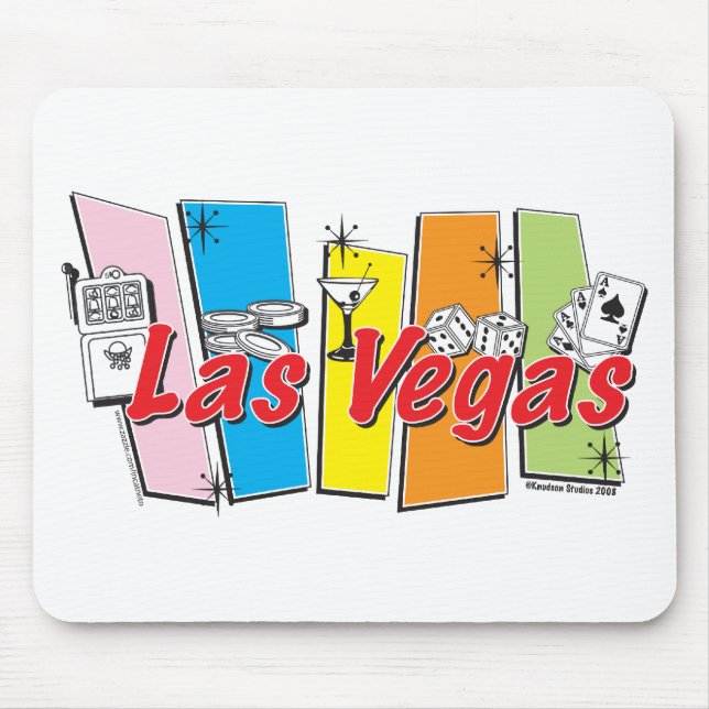 Las-Vegas-Retro Mouse Pad (Front)