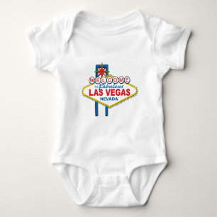 Las Vegas Retro Sign Baby Bodysuit