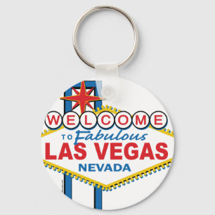 Las Vegas Retro Sign Keychain