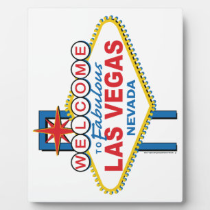 Las Vegas Retro Sign Plaque
