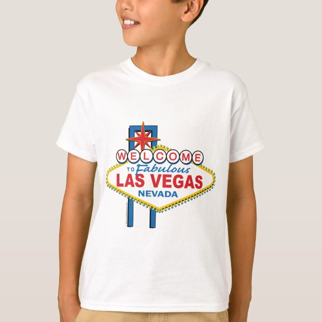 Las Vegas Retro Sign T-Shirt (Front)
