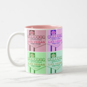 Las Vegas Retro Two-Tone Coffee Mug