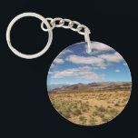 Las Vegas Road Trip Photo Keychain<br><div class="desc">Create your own two-sided photo keychain by adding your own images. Add a title or personalized message. The sample photos feature an image from a day trip to Death Valley from Las Vegas. The second photo features a trip across highway 50 through Nevada, eventually heading to Vegas for a few...</div>
