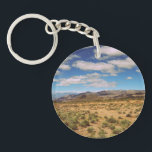 Las Vegas Road Trip Photo Keychain<br><div class="desc">Create your own two-sided photo keychain by adding your own images. Add a title or personalized message. The sample photos feature an image from a day trip to Death Valley from Las Vegas. The second photo features a trip across highway 50 through Nevada, eventually heading to Vegas for a few...</div>