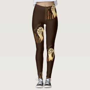 Las Vegas Royal Flush Cards And Chips Poker Leggings