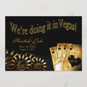 Las Vegas Save the Date (contact me 2 personalize)