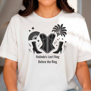 Las Vegas Showgirl Bridesmaid Bachelorette Party T-Shirt