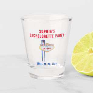 Las Vegas Sign Bachelorette Party Trip Favour Shot Glass