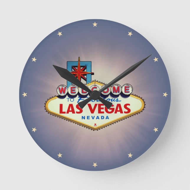 Las Vegas Sign Clock (Front)