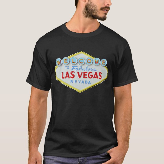 Las Vegas Sign double sided Tee (Front)