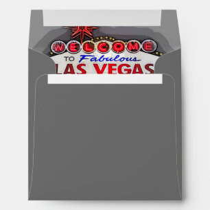 Las Vegas Sign silver Envelopes