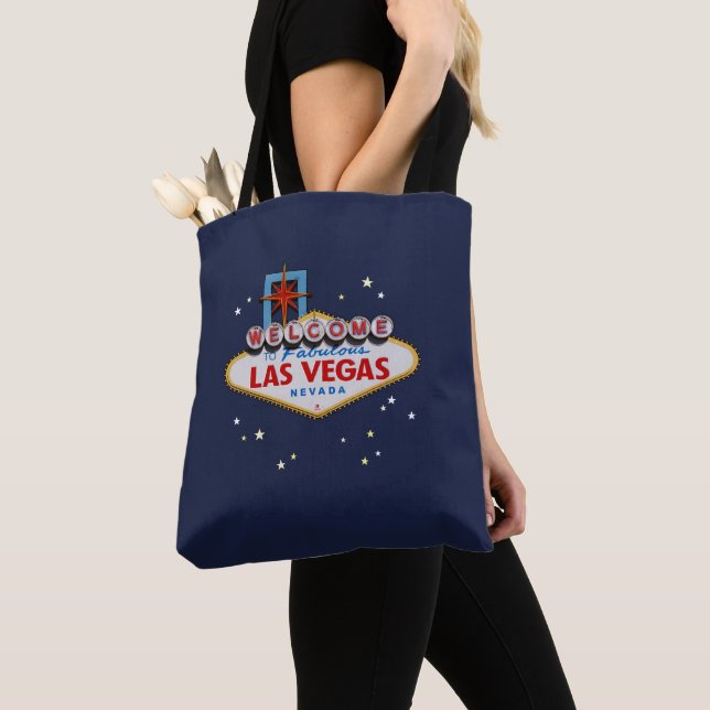Las Vegas Sign Tote Bag (Close Up)