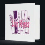 Las Vegas Sin City Abstract Binder<br><div class="desc">Las Vegas Design</div>
