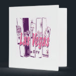 Las Vegas Sin City Abstract Binder<br><div class="desc">Las Vegas Design</div>