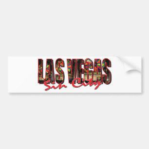 Las Vegas Sin City Bumper Sticker