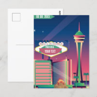 Las Vegas Skyline Printable, Cityscape Line Wall A