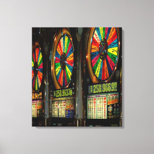 Las Vegas Slot Machines Canvas Print