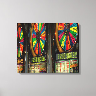 Las Vegas Slot Machines Canvas Print