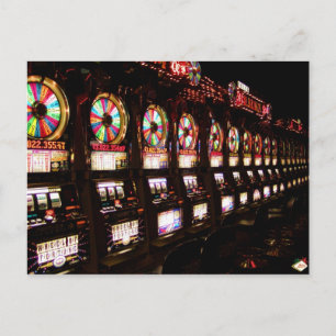 Las Vegas Slot Machines Postcards