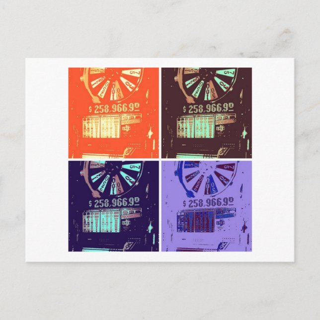 Las Vegas Slots Jackpot Postcard (Front)