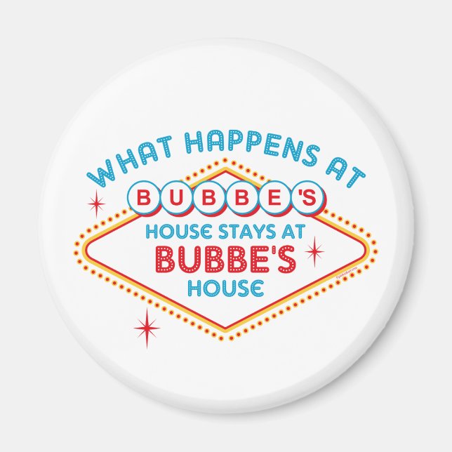Las Vegas Stays At Bubbe's Magnet (Front)