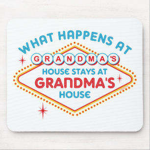 Las Vegas Stays At Grandma's Mouse Pad