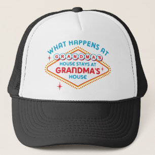 Las Vegas Stays At Grandma's Trucker Hat