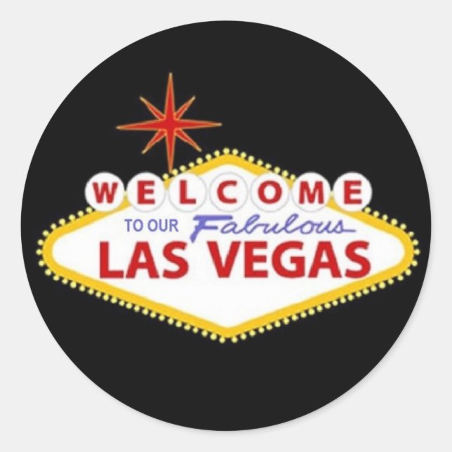 Las Vegas Sticker - Personalize your own! (Front)