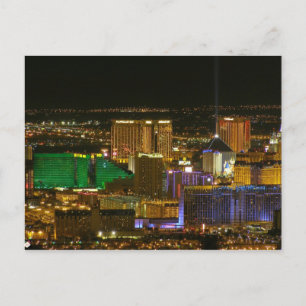 Las Vegas Strip Aerial View Postcards