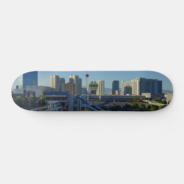 Las Vegas Strip Ahead Skateboark Skateboard (Horz)