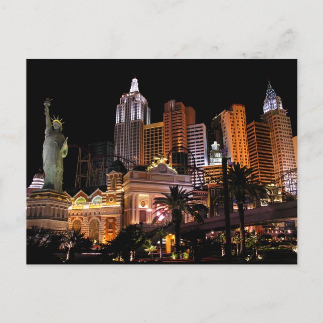 Las Vegas Strip Casinos, Nevada Post Card (Front)