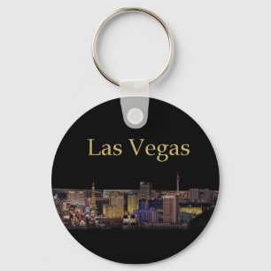 Las Vegas Strip Keychain Night time