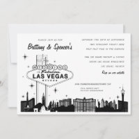 Las Vegas Strip | Las Vegas Faire-part de mariage