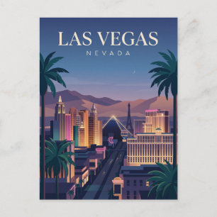 Las Vegas Strip Nevada Postcard