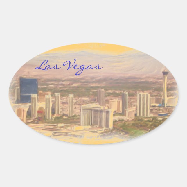 Las Vegas strip sticker (Front)