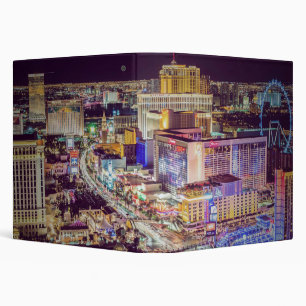 Las Vegas strip stylized Binder