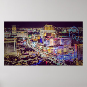 Las Vegas strip stylized Poster