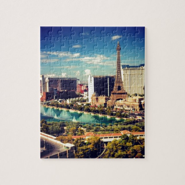 Las Vegas Strip View Jigsaw Puzzle (Vertical)