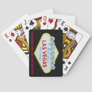 Las Vegas Strip Welcome Sign Playing Cards