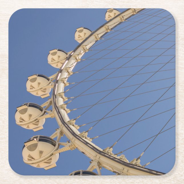  Las Vegas Style  Stone Square Paper Coaster (Front)