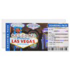 Las Vegas Surprise Trip Boarding Pass Gift Ticket