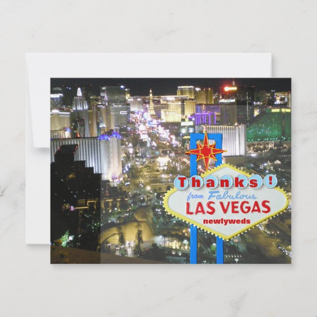 Las Vegas Thank You Newlyweds (Front)