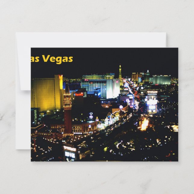 Las Vegas The Strip at night (Front)