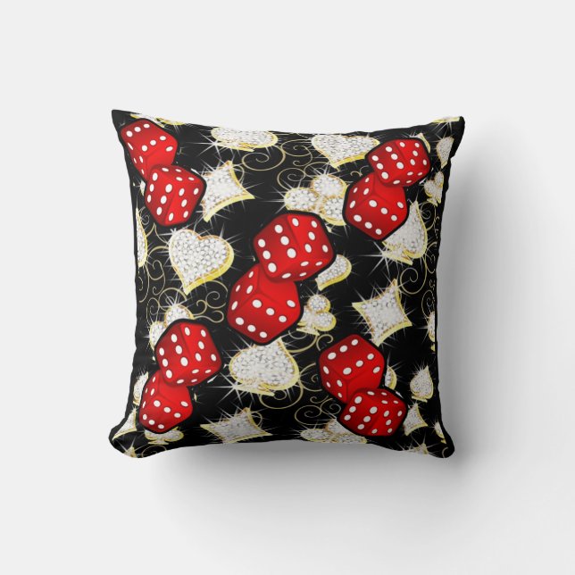 Las Vegas Throw Pillow (Front)