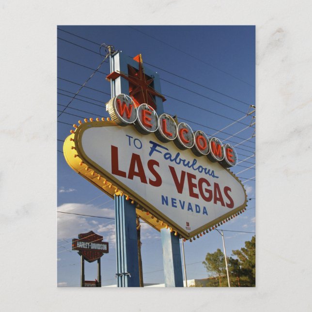 LAS VEGAS  Travel Postcard (Front)